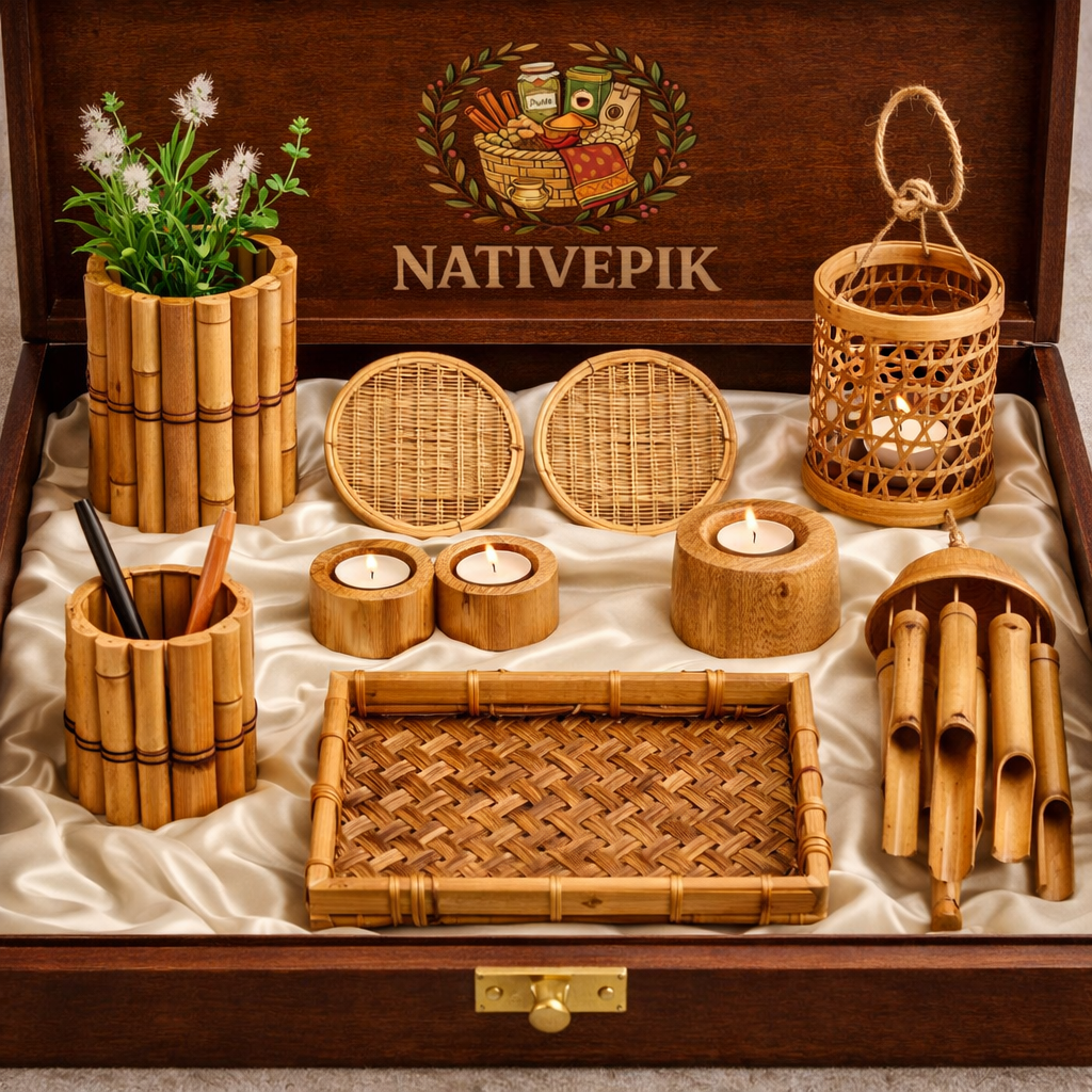 Bamboo Set for Home Decor